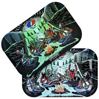 Metal Rolling Tray With Lid Small (Grateful Dead x Pulsar)