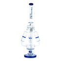 Bong Sprinkler Perc Quad Honeycomb 21" (Tsunami Glass)