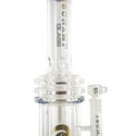 Bong Button Double Honeycomb Perc 16" (Tsunami Glass)