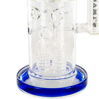 Bong Barrel Showerhead Drum Honeycomb 20" (Tsunami Glass)