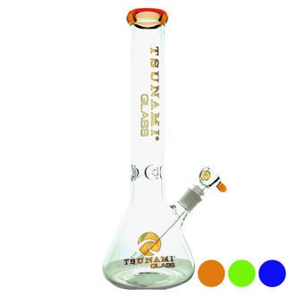 Bong Beaker Base Ice Catcher 15'' (Tsunami Glass)