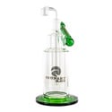 Dab Rig Side Neck Shower Head Dab Rig 10" (Tsunami Glass)