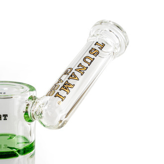 Dab Rig Side Neck Honey Turbine 9" (Tsunami Glass)