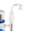 Dab Rig Side Neck Honey Turbine 9" (Tsunami Glass)