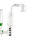 Dab Rig Side Neck Honey Turbine 9" (Tsunami Glass)