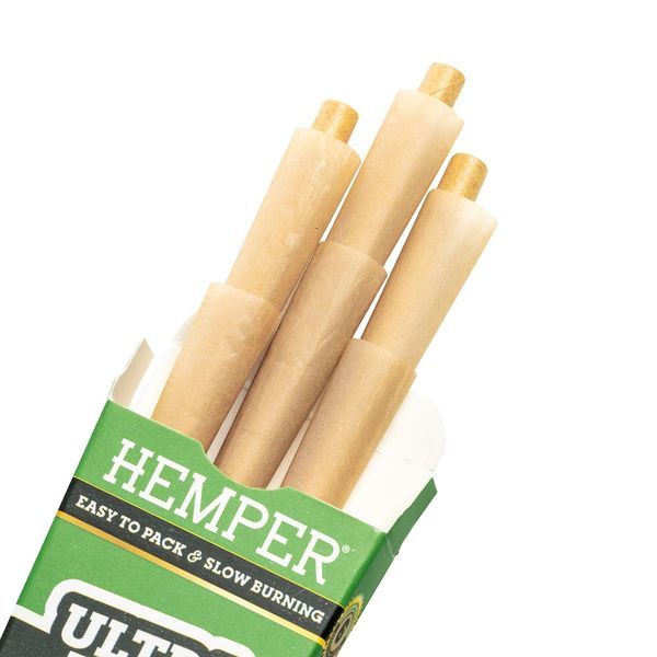 Ultra Thin Brown 1 1/4 Cones (Hemper) 6pk