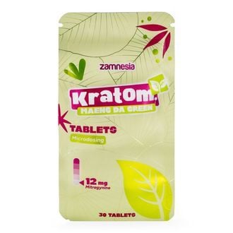 Compresse di Kratom per microdosaggio Maeng Da verde (Zamnesia)