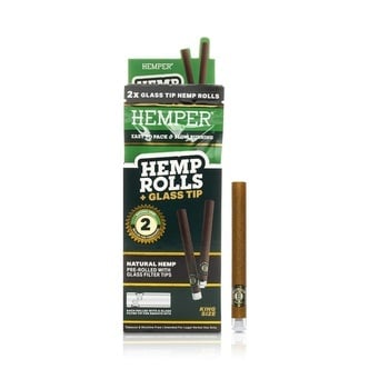 Coni Pre-rollati King Size + Filtri in Vetro 2PK (Hemper)