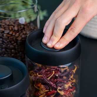 Barattolo di vetro VacuFresh (Zamnesia)