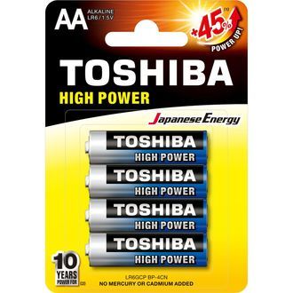 Batterie alcaline AA (TOSHIBA)