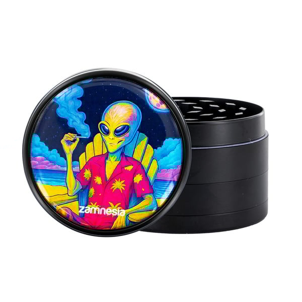 Collezione di grinder in metallo Area 420 (Zamnesia) - 4-parti Ø63mm