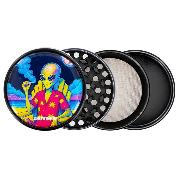 Collezione di grinder in metallo Area 420 (Zamnesia) - 4-parti Ø63mm