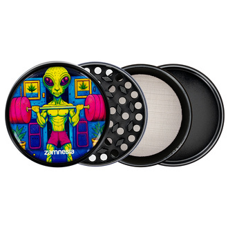 Collezione di grinder in metallo Area 420 (Zamnesia) - 4-parti Ø63mm