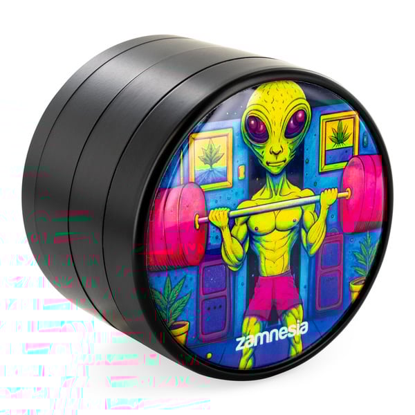 Collezione di grinder in metallo Area 420 (Zamnesia) - 4-parti Ø63mm