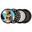 Collezione di grinder in metallo Bad Bitches (Zamnesia) - 4-parti Ø63mm