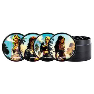 Collezione di grinder in metallo Bad Bitches (Zamnesia) - 4-parti Ø63mm
