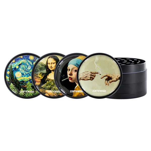 Collezione di grinder in metallo High Art(Zamnesia) - 4-parti Ø63mm