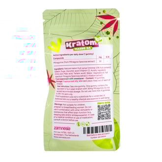 Caramelle gommose al kratom 30 mg (Zamnesia)