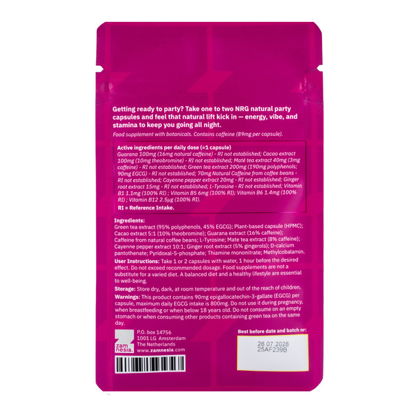 Natural Party Capsules (Zamnesia)