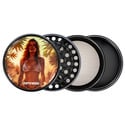 Collezione di grinder in metallo Bad Bitches (TRIBE) - 4-parti Ø63mm