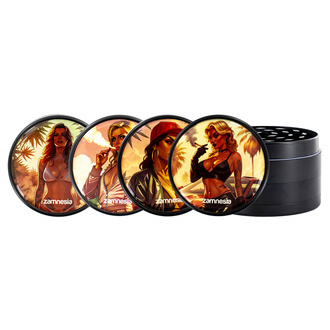 Collezione di grinder in metallo Bad Bitches (TRIBE) - 4-parti Ø63mm