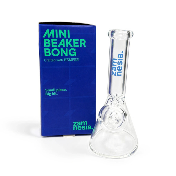 Mini Beaker Bong in Vetro (Hemper x Zamnesia)