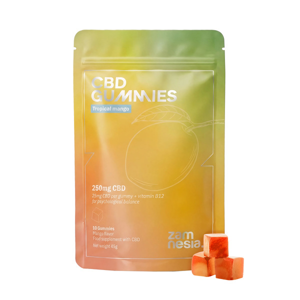 Caramelle Gommose al CBD Mango Tropicale (Zamnesia)