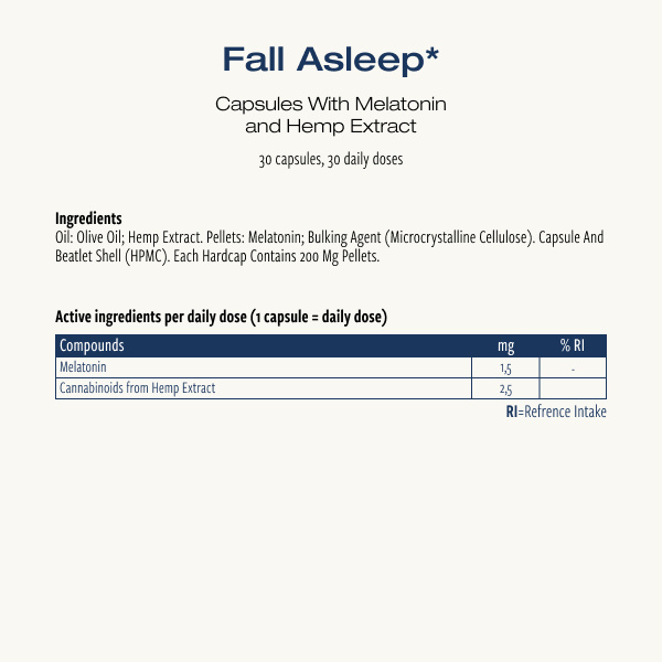 Fall Asleep Capsule (Cibdol)