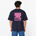 T-shirt navy - pink logo Zamnesia