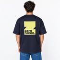 T-shirt navy - yellow logo Zamnesia