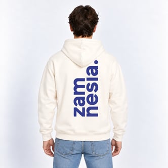 Hoodie off white - logo Zamnesia