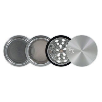 Grinder in metallo Black Leaf ad impilamento