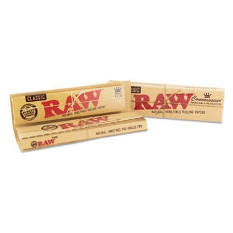 Cartine RAW King Size Connoisseur + Filtri Pre-Rollati