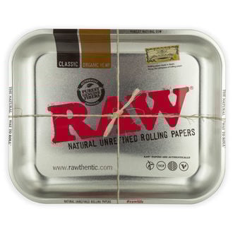 Vassoio Per Rollare RAW Silver