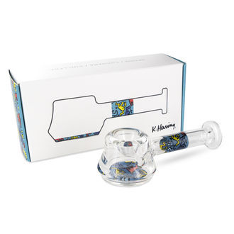 Pipa a Cucchiaio in Vetro (K. Haring)