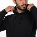Felpa con Cappuccio Ricamata Zamnesia | Nera