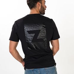 T-Shirt Icona Zamnesia con Stampa | Nera