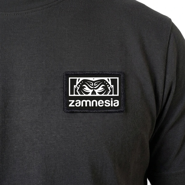 T-Shirt Icona Zamnesia con Stampa | Grigia