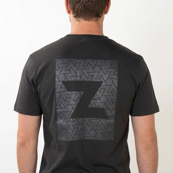 T-Shirt Icona Zamnesia con Stampa | Grigia