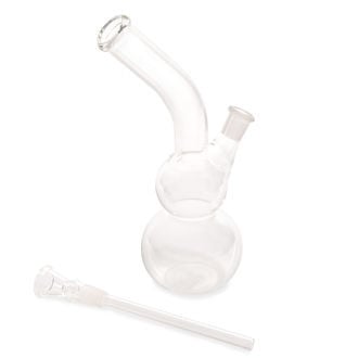 Bong di Vetro a Doppia Camera
