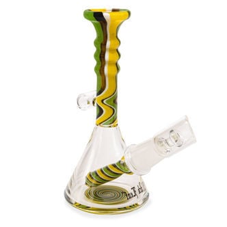 Mini Bong per Oli con Vortice Verde (Black Leaf)