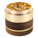 Grinder in Legno ed Alluminio Dorato (Black Leaf)