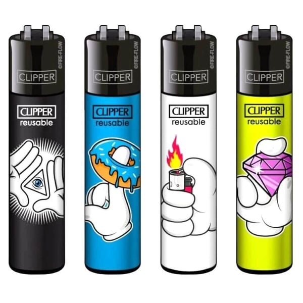 Accendino Cartoon Hands (Clipper)