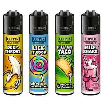 Accendino Porn Slogan (Clipper)