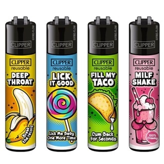 Accendino Porn Slogan (Clipper)