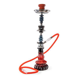 NARGHILE' SHISHA PER TABACCO + 10 Carboncini e Pinzetta Carbone