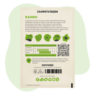 Semi di ravanello French Breakfast 3 (Raphanus sativus)