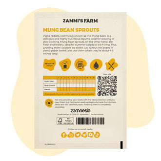 Semi di fagiolo mungo da germoglio (Vigna radiata)