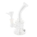 Bubbler in Vetro con Percolatore (Black Leaf)