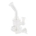 Bubbler in Vetro con Percolatore (Black Leaf)